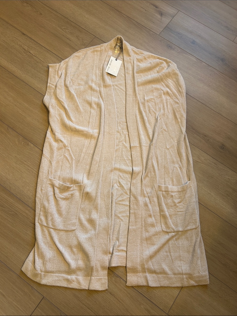 Barefoot Dreams sleeveless cardigan